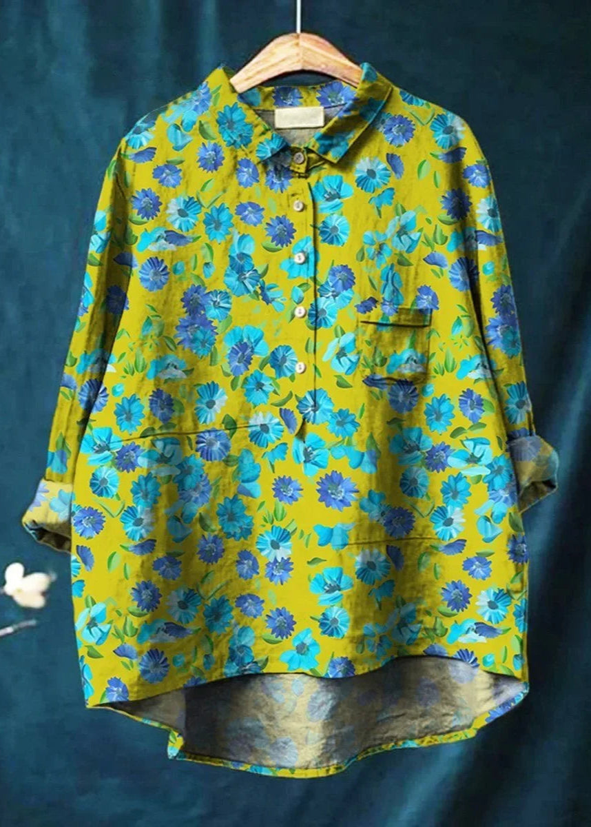 Linde™ | Elegante Blouse met Bloemendesign