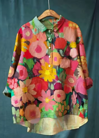 Linde™ | Elegante Blouse met Bloemenprint