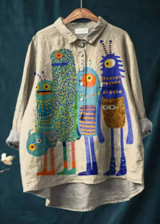 Linde™ | Blouse met Dierenprint