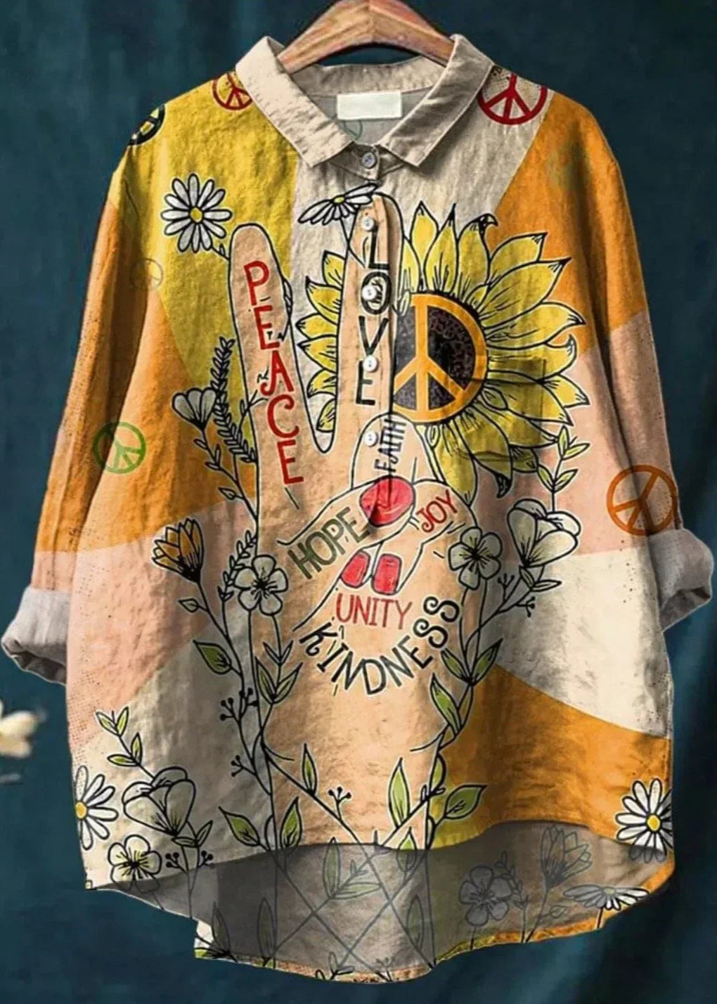 Linde™ | Relaxte Blouse met Print
