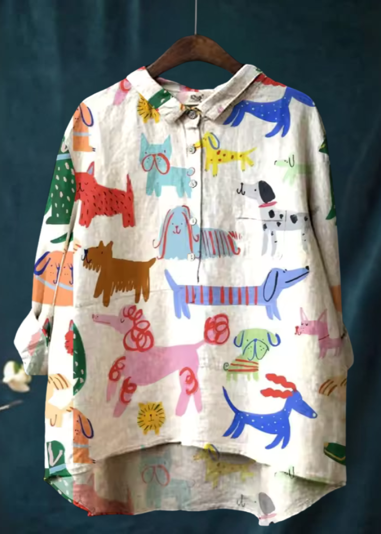 Linde™ | Stijlvolle Casual Blouse met Print