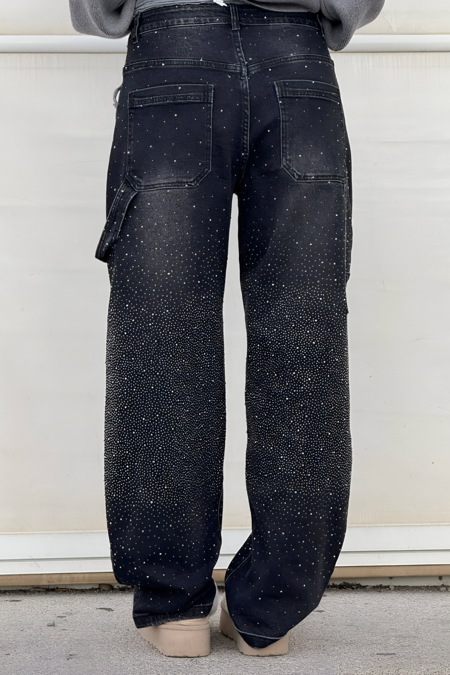 Loua™ | Denim Jeans met Sterrenstof