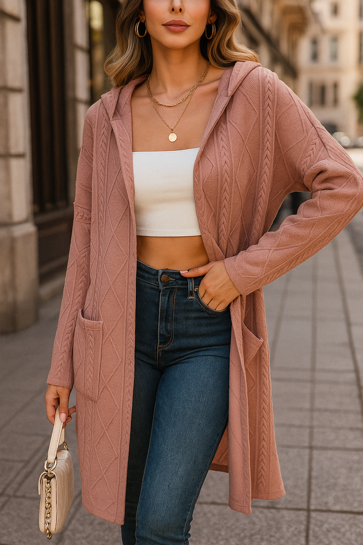 Zienna™ | Warme Hooded Cardigan