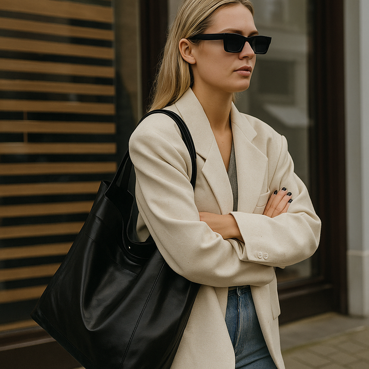 Elysia™ | Klassieke leren tas