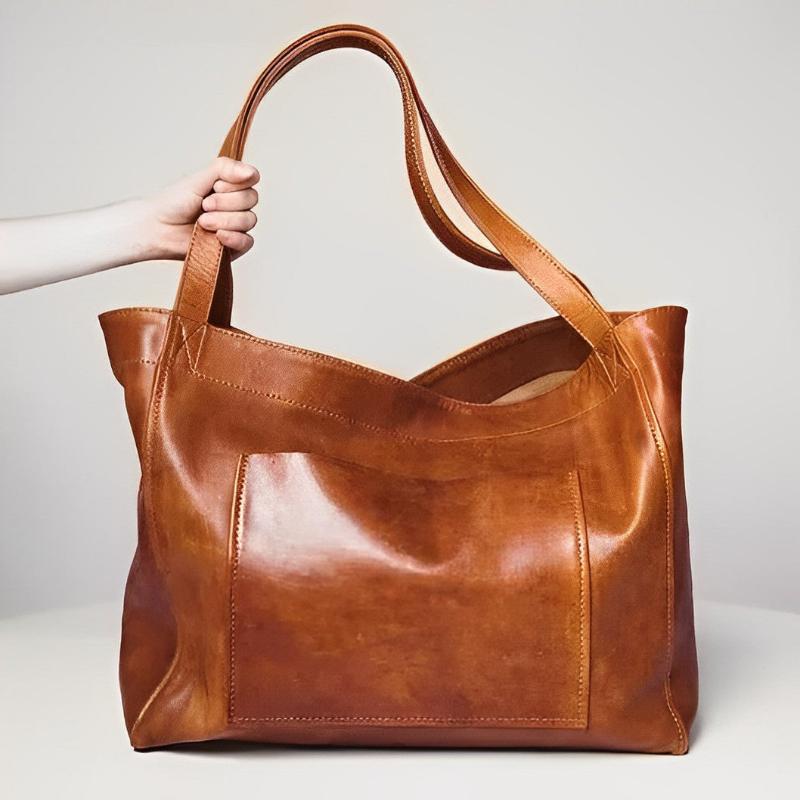 Elara™ | Retro leren tas