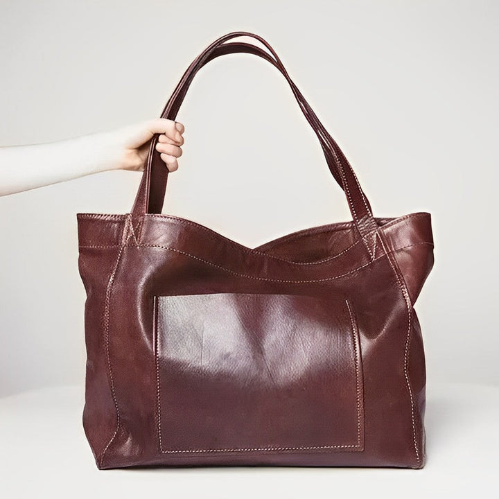 Elara™ | Retro leren tas