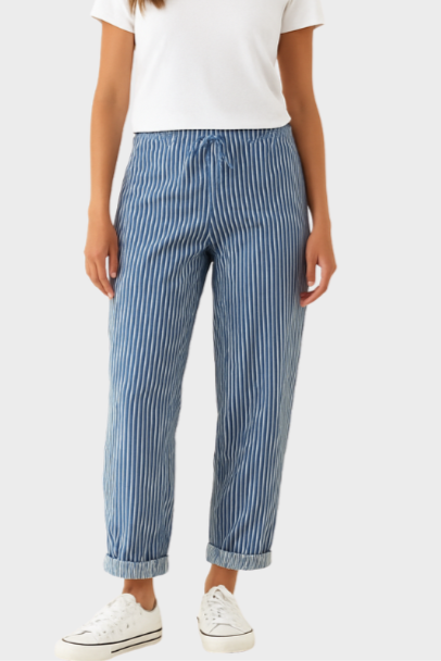 Mira™ | Casual Gestreepte Relaxte Broek