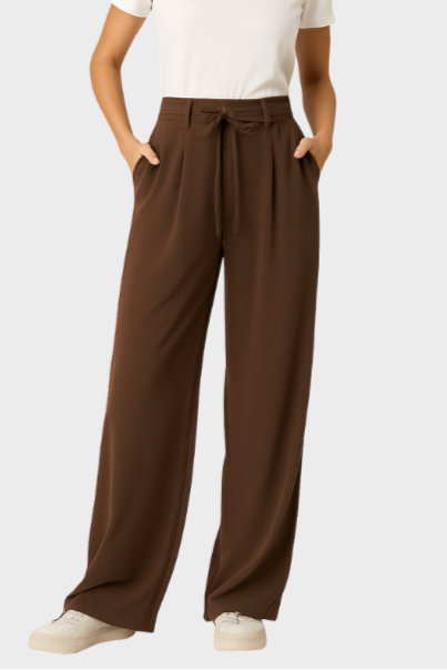 Charlotte™ | Hoge Taille Wijde Pijpen Broek