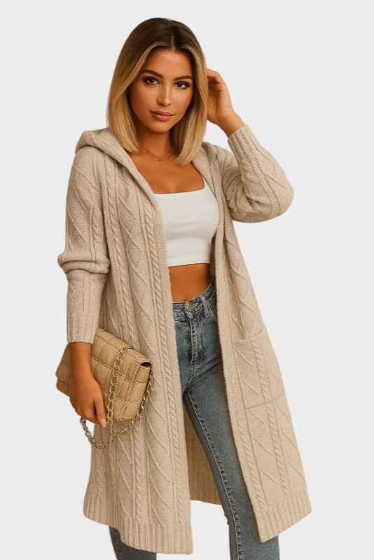 Zienna™ | Warme Hooded Cardigan