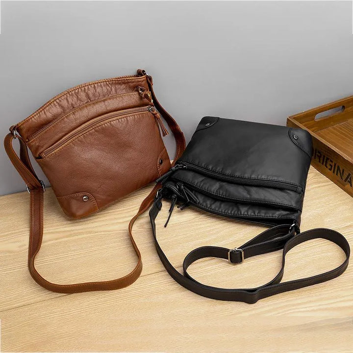 Freya™ | Leren schoudertas