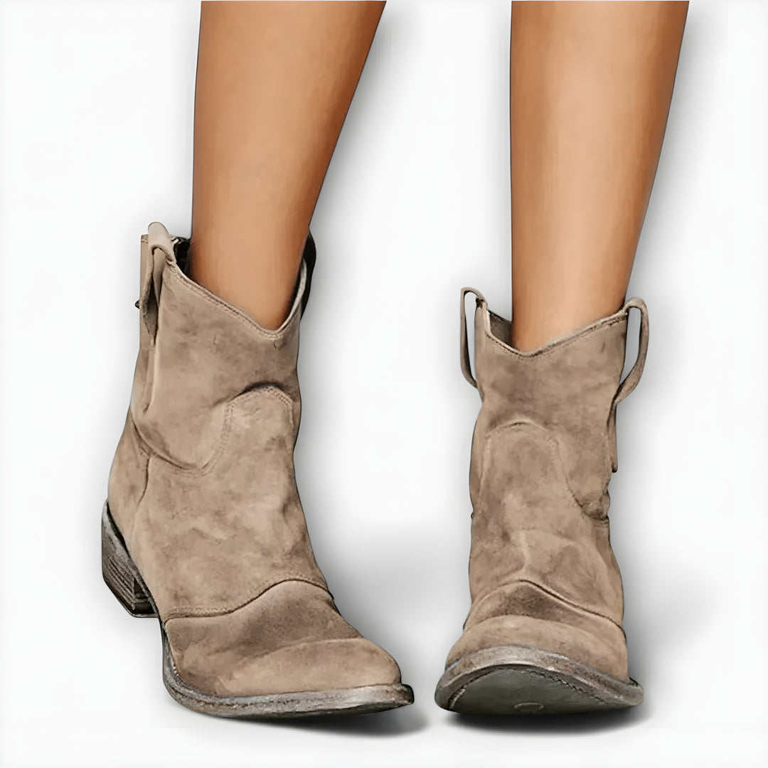 Marla™ | Suède Laarzen in Savannah-stijl
