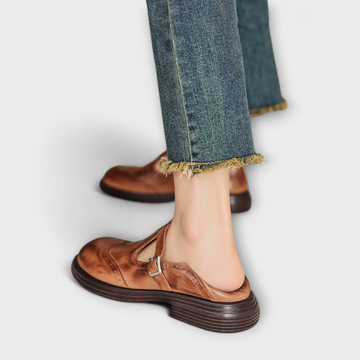 Eike™ | Klassieke Leren T-band Schoenen