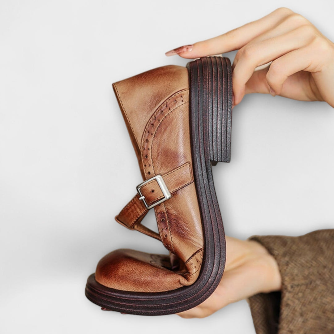 Eike™ | Klassieke Leren T-band Schoenen